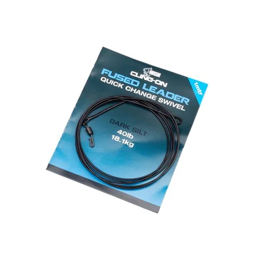 Nash Montáž Cling-On Fused Leader 1m - Weed,Nash Montáž Cling-On Fused Leader 1m - Weed