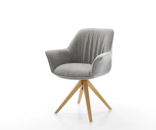 Jídelní židle Keila-Flex s područkami strukturovaná látka Měkký