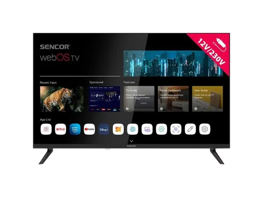 Televizor SENCOR SLE 32S830MB SMART TV 32" 12V / 230V