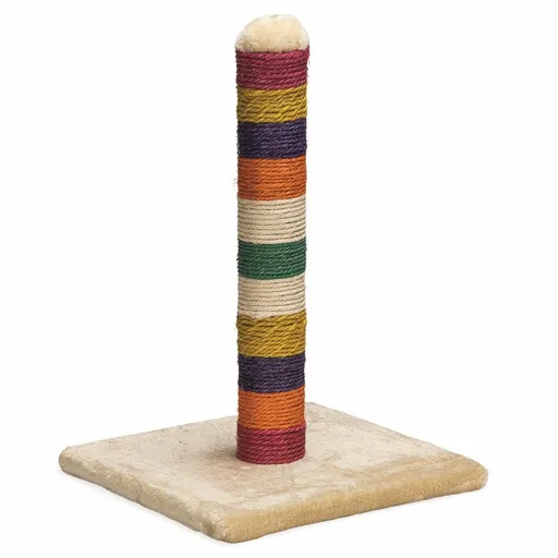 Beeztees Škrabadlo Anja duhové, 30 x 30 x 45 cm