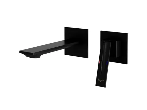 BESCO Podomítková umyvadlová baterie ASPIRA černá BABUASCZ