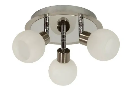 Stropní svítidlo plafond 3X40W G9 saténový chrom ALABASTER