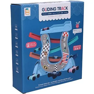 Autodráha s rampami 4 mini auta (8590331934515)