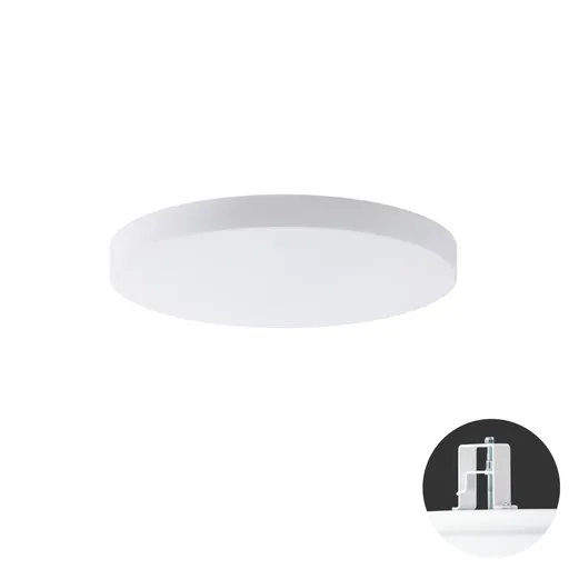 OSMONT CAR67601 CARINA V1 stropní/nástěnné skleněné polovestavné svítidlo bílá IP44 4000 K 25W LED