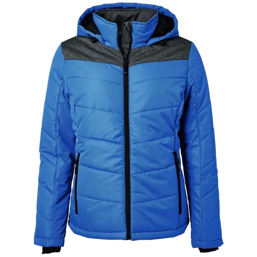 James & Nicholson (Daiber) Dámská prošívaná zimní bunda JN1133 - Královská modrá / antracitový melír | L