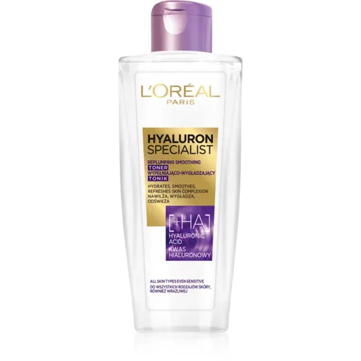 L’Oréal Paris Hyaluron Specialist vyhlazující tonikum s kyselinou hyaluronovou 200 ml