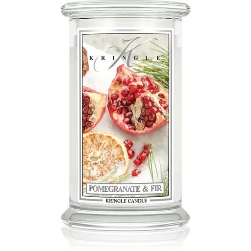 Kringle Candle Pomegranate & Fir vonná svíčka 624 g
