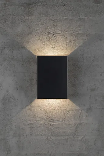 NORDLUX venkovní nástěnné svítidlo Fold 15 2x3,5W LED černá čirá 2019051003