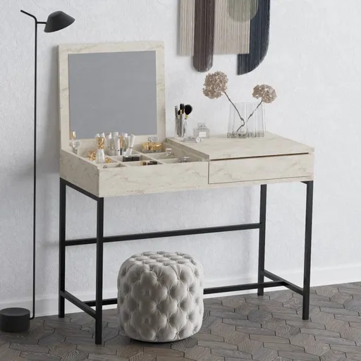 Toaletní stolek Linda - Travertine