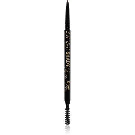 L.A. Girl Cosmetics Shady Slim automatická tužka na obočí s kartáčkem odstín Espresso 0.08 g