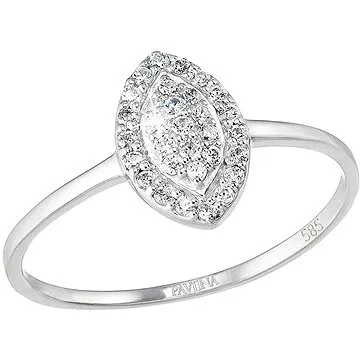 EVOLUTION GROUP  85004.1 bílé zlato s brilianty (Au585/1000, 0,89 g), vel. 57 (8590962851359)