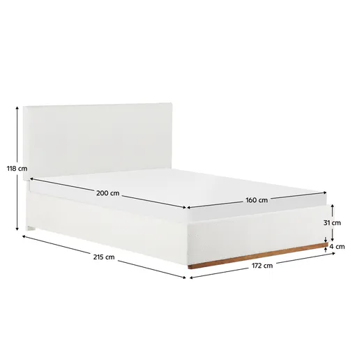 Postel s úložným prostorem NUVOLA Tempo Kondela