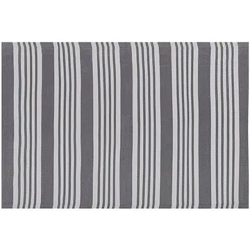 Venkovní koberec 120 x 180 cm šedý a bílý DELHI, 202339 (beliani_202339)