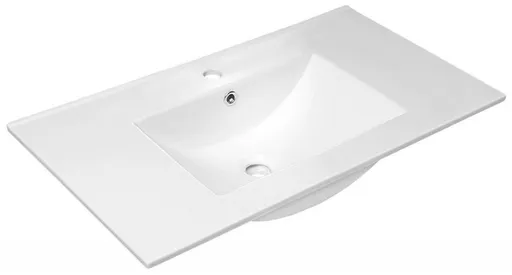 SAPHO SLIM keramické umyvadlo, nábytkové, 90x46,5cm, bílá 1601-90