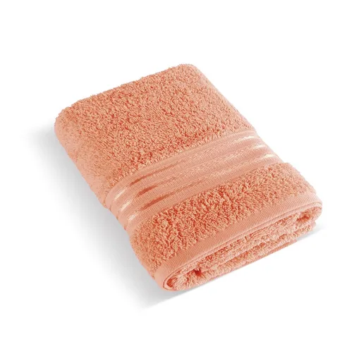 Bellatex Froté osuška kolekce Linie lososová, 70 x 140 cm, 70 x 140 cm