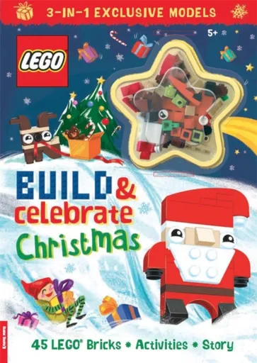 LEGOÂ® Books: Build & Celebrate Christmas (includes 45 bricks) - Buster Books, LEGOÂ®
