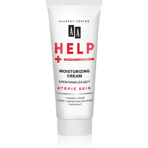 AA Cosmetics Help Atopic Skin hydratační krém pro suchou až atopickou pleť bez parfemace 50 ml