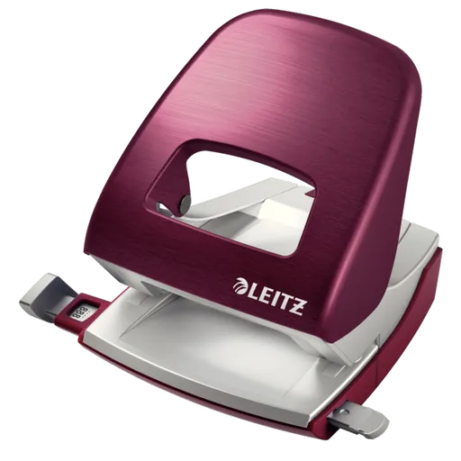 LEITZ Stolní děrovačka NeXXt STYLE 5006, granátově červená