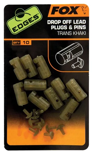 Fox Insertní vložky do olov Edges Drop Off Lead Plug and Pins 10ks,Fox Insertní vložky do olov Edges Drop Off Lead Plug and Pins 10ks