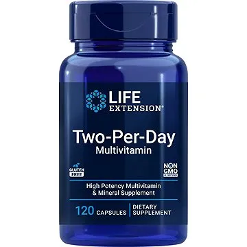 Life Extension Two-Per-Day multivitamín, 120 kapslí (02314EU)