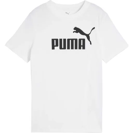 Puma ESSENTIALS NO. 1 LOGO TEE G Dívčí triko, bílá, velikost