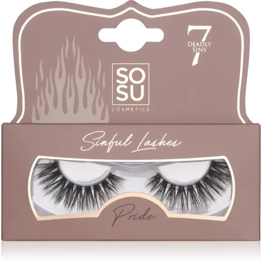 SOSU Cosmetics 7 Deadly Sins Lashes umělé řasy Pride 1 ks