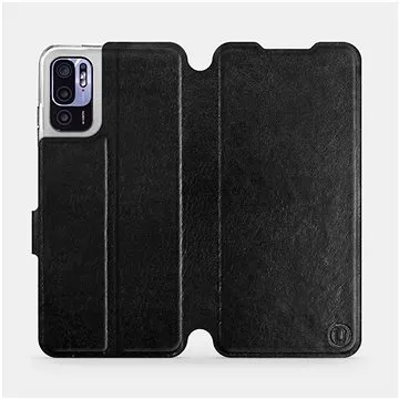 Mobiwear flip pouzdro pro Xiaomi Redmi Note 10 5G - Black&Gray (5903516822034)