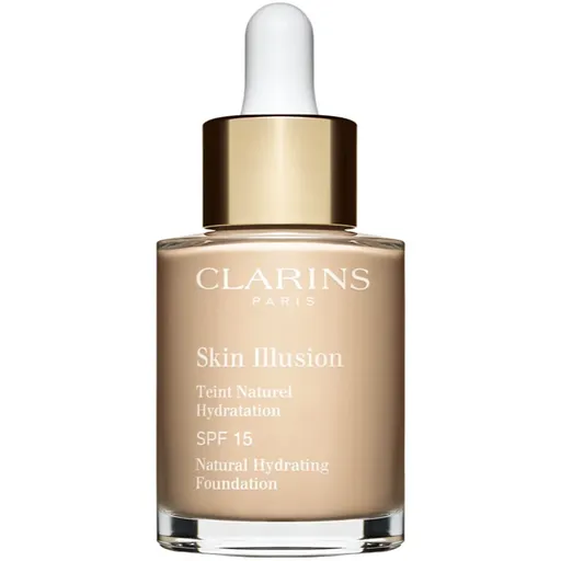 Clarins Skin Illusion Natural Hydrating Foundation rozjasňující hydratační make-up SPF 15 odstín 103N Ivory 30 ml