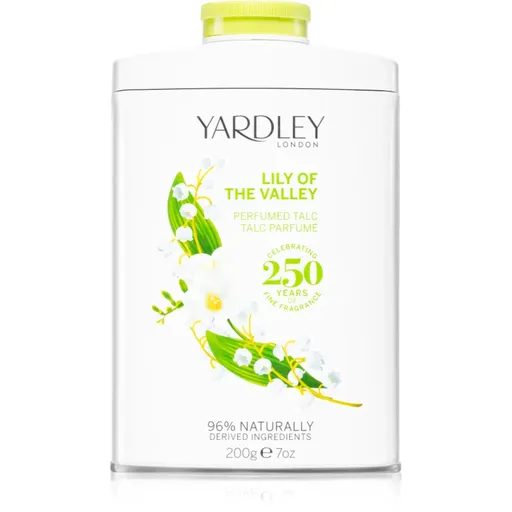 Yardley Lily Of The Valley parfémovaný pudr 200 g