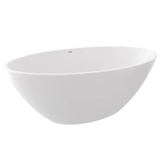 POLYSAN CORYN volně stojící vana 165x90x58cm, bílá 68651