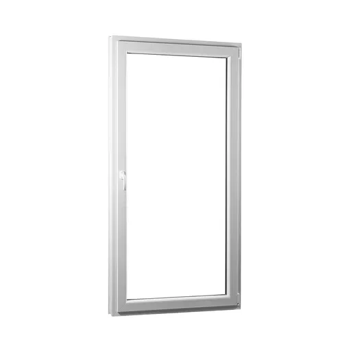 POŠKOZENÉ!!! Jednokřídlé plastové balkónové dveře REHAU Smartline+, pravé 950 x 2080