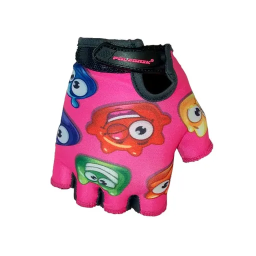 Dětské cyklo rukavice POLEDNIK Baby Želáci růžová 2