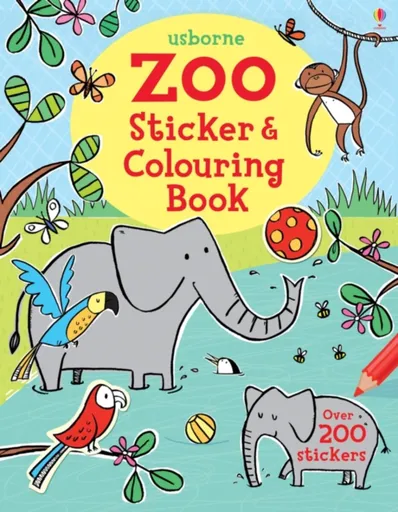 Zoo Sticker and Colouring Book - Jessica Greenwell