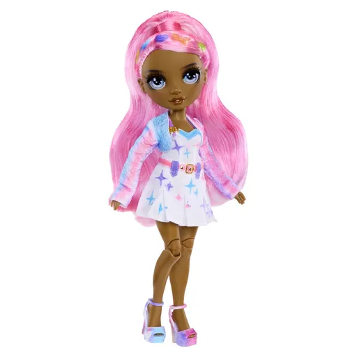 Rainbow High Air Brush panenka - šedé oči