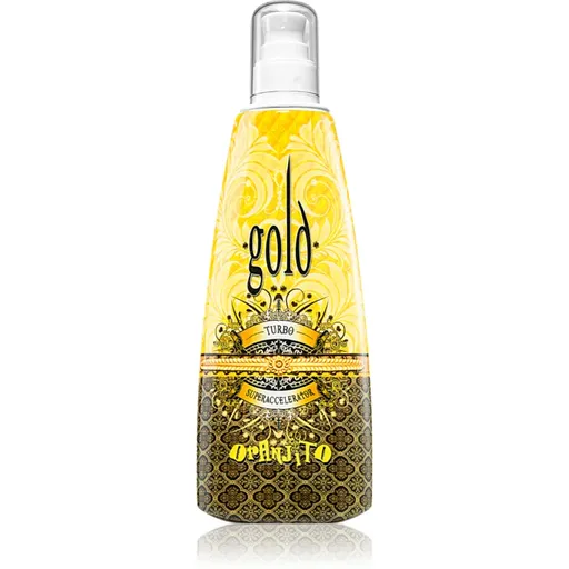 Oranjito Max. Effect Gold Turbo opalovací mléko do solária pro urychlení opalování 250 ml