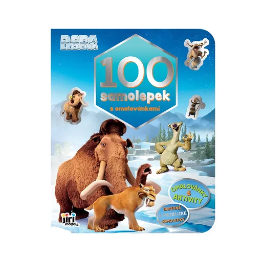 JIRI MODELS 100 samolepek s omalovánkami Doba ledová 1 ks
