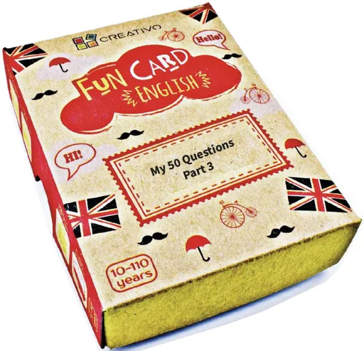 Fun Card English: My 50 Questions part 3 - Dwornik Pawel