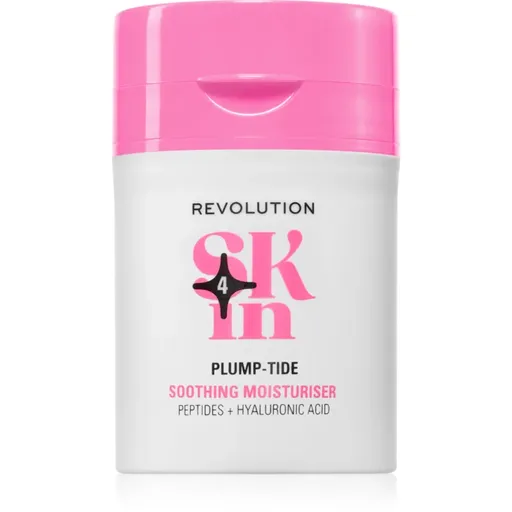 Revolution Skincare Go Gentle Peptide & Hyaluronic Acid Moisturiser krém na obličej se zklidňujícím účinkem 50 ml