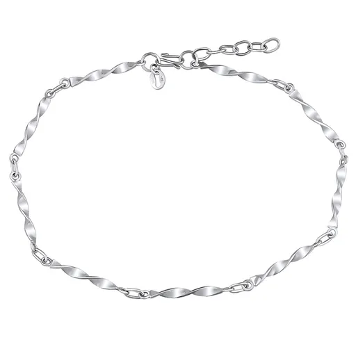 Silvego Stylový stříbrný řetízek na nohu PRM10099A