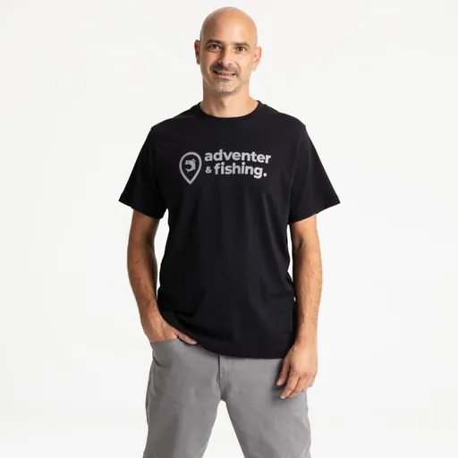 Adventer & fishing Tričko krátký rukáv Black,Adventer & fishing Tričko krátký rukáv Black
