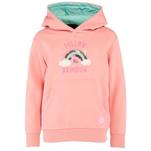 Lewro VAJA Dívčí mikina přes hlavu, růžová, velikost 152-158