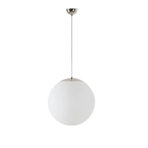 OSMONT ADR60348 ADRIA S3 závěsné skleněné svítidlo nerez leštěná / bílá IP40 3000 K 27W LED