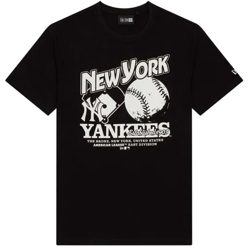 New Era NEW YORK YANKEES MLB Pánské triko, černá, velikost