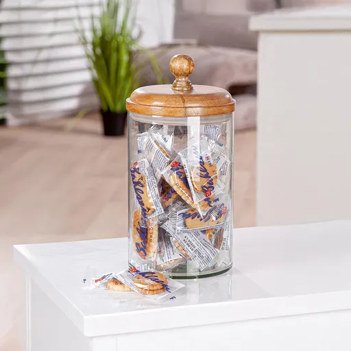 Gilde Skleněná dóza Presa, 26 cm