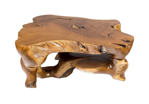 DEOKORK Teakový stolek BRANCH XVIII