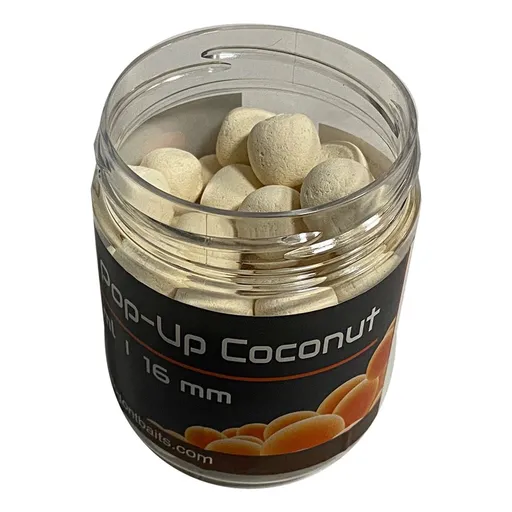 Mastodont Baits Fluo Pop-Up Boilies 16mm 200ml - Coconut,Mastodont Baits Fluo Pop-Up Boilies 16mm 200ml - Coconut