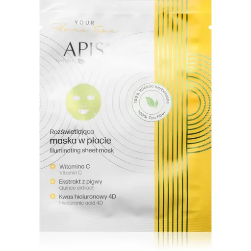 Apis Natural Cosmetics Home Spa rozjasňující maska na obličej 20 g