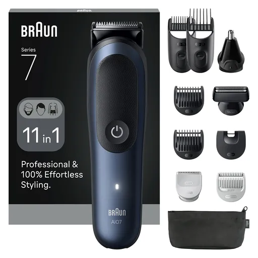 Braun Multifunkční zastřihovač 11v1 Series 7 AIO7540 Dark Blue