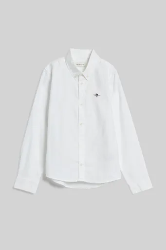 KOŠILE GANT SHIELD OXFORD BD SHIRT WHITE