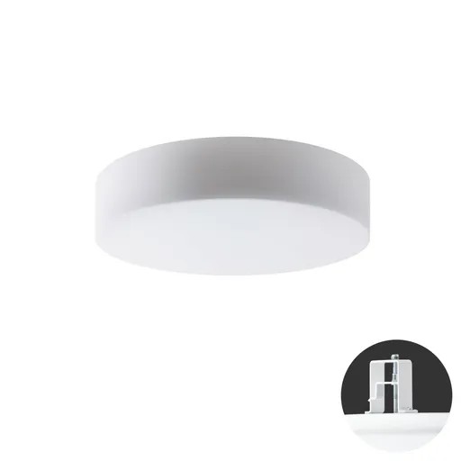 OSMONT ERI67155 ERIS V4 stropní/nástěnné skleněné polovestavné svítidlo bílá IP44 3000 K 35W LED